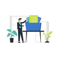Secure customer data management vector