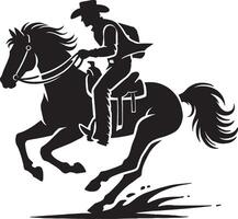 Timeless cowboy shape icon on a crisp white background vector