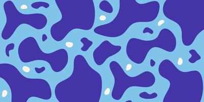 Blue Background with Abstract Water Splash Pattern. Design for Banner, Greeting card, Poster, Cover. vector