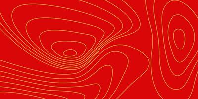 Red Background with Abstract Line Pattern. Design for Banner, Greeting card, Poster, Cover. vector