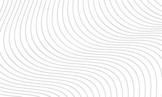 minimalist white abstract background with wavy line pattern vector