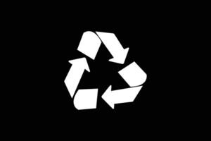 Recylce icon design . vector