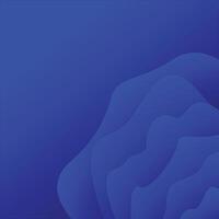 Blue wave abstract background vector