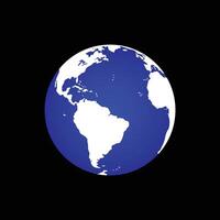 Globe of Planet Earth vector