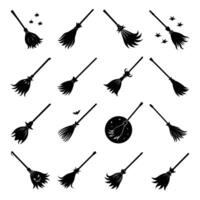 Halloween-themed illustrations in format with spooky elements, perfect for any occasion. vector