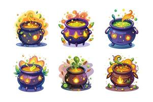 High-quality Halloween Day illustrations with pumpkins, skeletons, and bats, perfect for print and digital use. vector