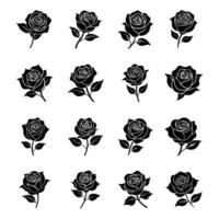 Gorgeous collection of flower illustrations, clipart, and line art. Ideal for DIY crafts, decor, and digital art. vector