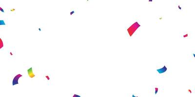 Celebration background with colorful confetti illustration vector