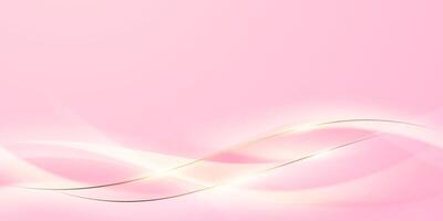 pink background design With luxurious effect elements illustration vector