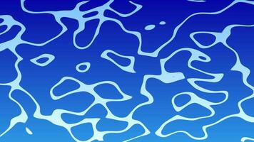 A splendid view of playing sky blue waters in a pool loop animation in 4k video
