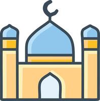 Ramadan Mosque Icon vector