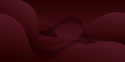 Popular dark wavy abstract background with shadow and wavy lines. Eps10 vector