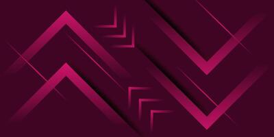 Abstract 3D background of bright pink paper cut on dark red background. eps10 vector