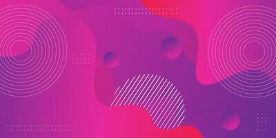 3d liquid shape background. Futuristic pink to purple gradient pattern. Wave background. Abstract flyer. Colorful geometric poster background. Eps10 vector