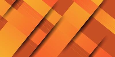 Luxury abstract background with orange gradient and bright stripes. Abstract rectangle box with simple background for banner, flyer, presentation design and business card. Eps10 vector