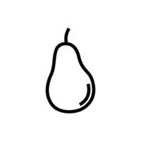 pear logo icon vector