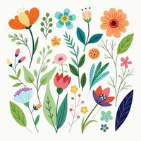The Language of Flowers Symbolism and Meaning Behind Popular Blooms vector