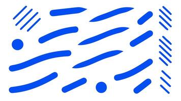 A blue and white pattern with lines and dots vector