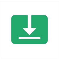Desktop Download Icon Rounded filled vector
