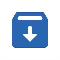 Downloading Update Icon Material Crisp vector