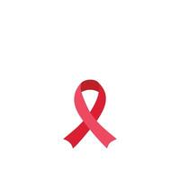 A badge icon representing AIDS awareness. vector