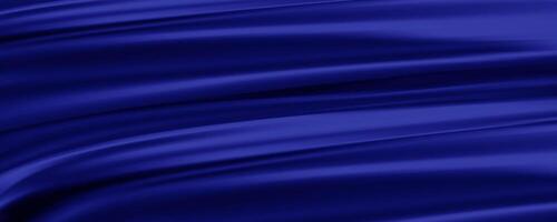 a dark blue silk background with a wavy pattern vector