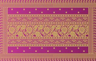 fancy indian style carpet vector