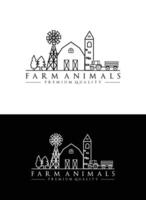 Logo design by kristen - entry no 25 in the logo design contest farm animals vector