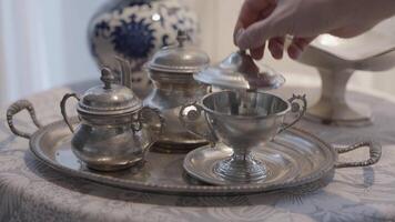 Coffee Set on the Table video