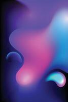 Abstract background template splash liquid 3D shapes and gradient colors in blue and pink. Includes splash fluid elements, 3d illustration, 3d rendering vector