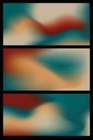 Pearlescent pastel green maroon color gradient Background. Soft Abstract Backdrop. colorful wallpaper. vector