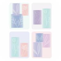 Abstract Botanical Studies vector