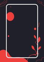 Minimalist chat background design vector