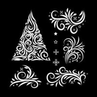 Vintage ornate frames, decorative ornaments, flourish and scroll elements. vector