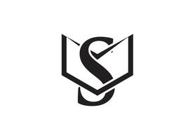 MS Letter Logo or Icon Design Image Template vector