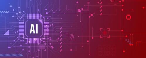 Ai and machine learning in the future of work vector