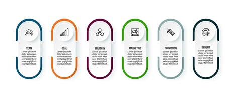 Infographic template for business presentation. vector