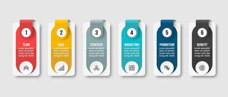 Modern infographic template design. vector