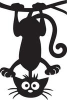 Cat Line Icon Editable Stroke vector