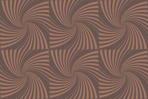 Abstract modern geometric design with swirled lines in brown tones. Small dots design. Seamless pattern. illustration vector
