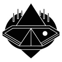 Augmented Reality Symbol on White vector