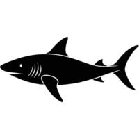 Lemon Shark Silhouette vector