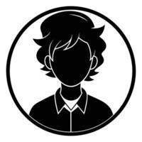 App Icon Silhouette on White Background vector