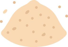 Pile of Sand Illustration for Construction and Nature Design Projects vector