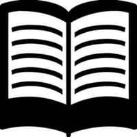 Minimalist Open Book for Educational and Design Projects vector