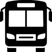 Bus Public Transportation Symbol for Apps and Websites vector