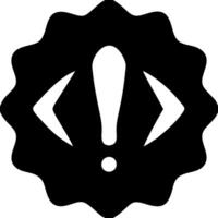 Exclamation Mark Warning Symbol for Alerts and Notifications Design vector