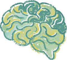 Colorful Abstract Brain Art for Creative Mind Concepts vector