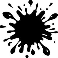 Black Ink Splash Abstract for Creative Design Backgrounds vector