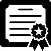 Certificate with Seal Ribbon for Accreditation and Achievement Recognition vector